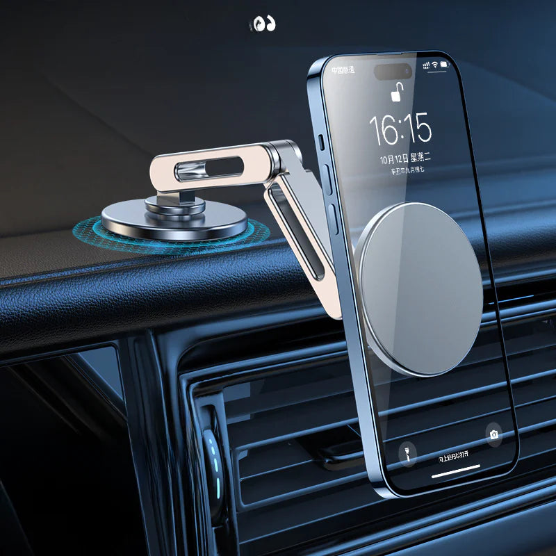 Magnetic Car Phone Holder with 360° Rotation